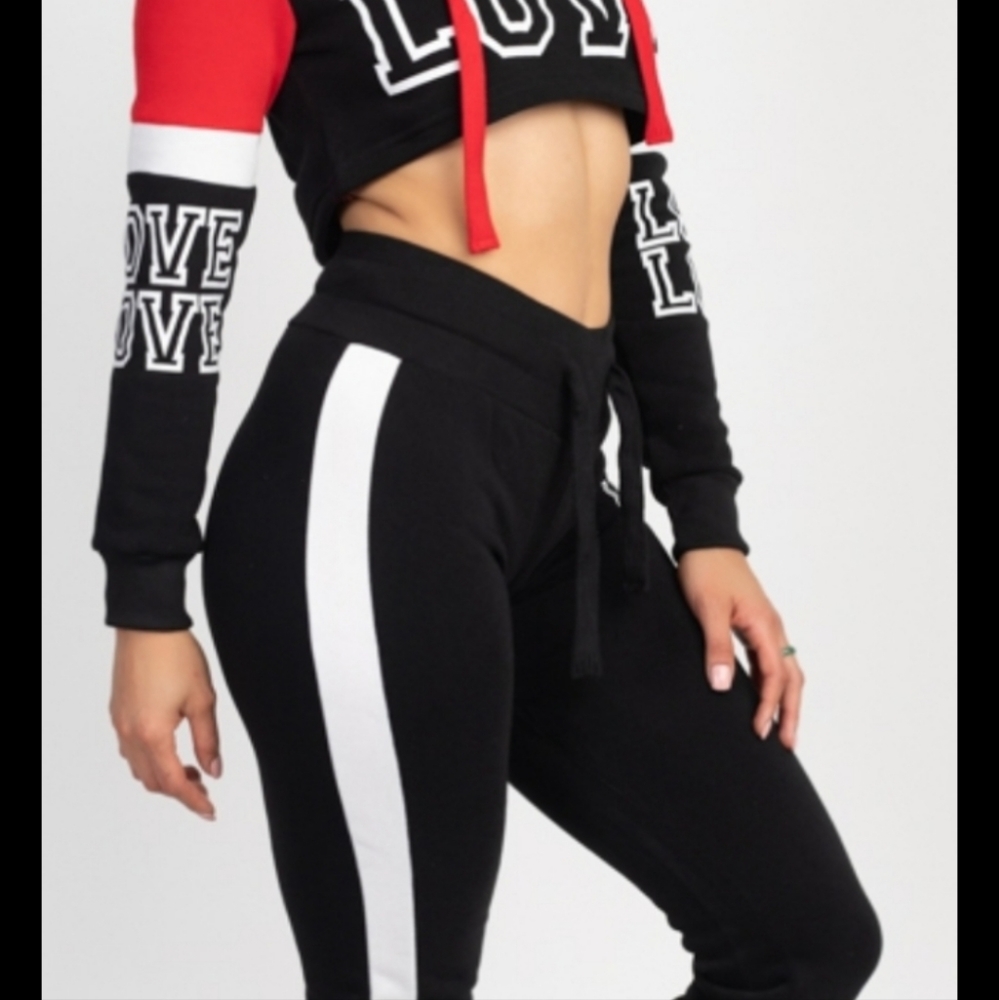 Crop top jogger set